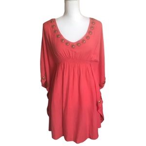 Melissa Odabash Resort Beaded Coverup Dress
